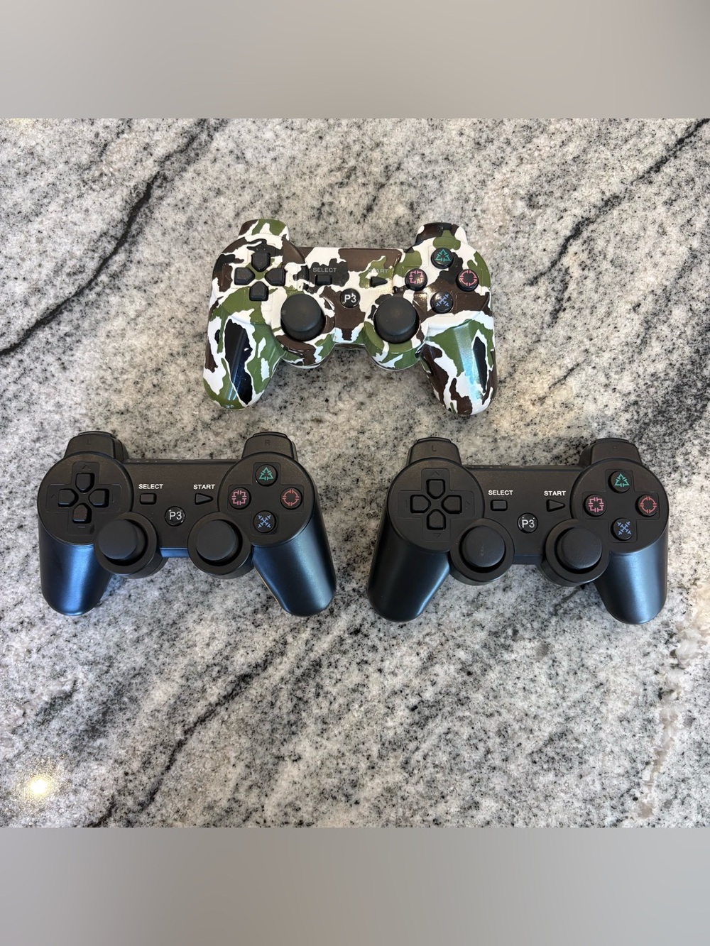 Lot of 3 Third-Party PS3 Controllers - PlayStation 3 - Tested and Work